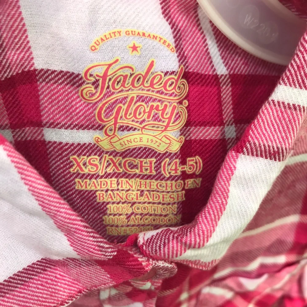 🍓NWT Button Down Western Spring Ombre Plaid Shirt